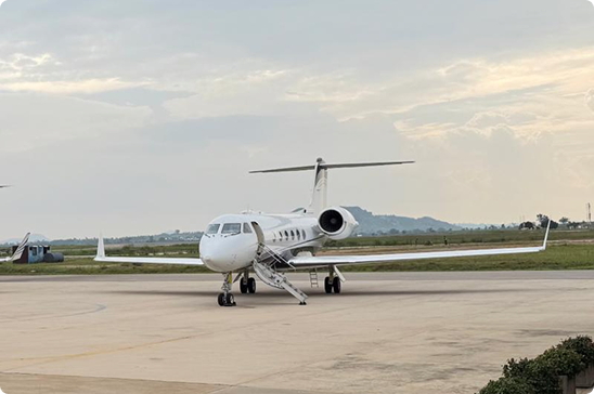 Private Jet Interior